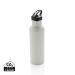 Lyxig sportflaska i stainless steel off white