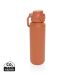Via RCS Re-steel låsbar sportflaska 600ML orange