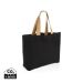 Impact Aware™ stor tote-väska 240 gsm ofärgad rcanvas svart
