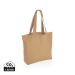 Impact Aware™ shoppingkasse m/ficka 240 gsm ofärgad rcanvas brun