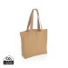 Impact Aware™ shoppingkasse m/ficka 240 gsm ofärgad rcanvas brun