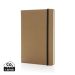 Craftstone A5 kraft- och stenpapper anteckningsbok brun