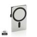 Standard aluminium RFID magnetiskt kortfodral för mobil silver