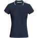 Tamil kortärmad sportpolo för dam Navy Blue