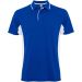 Montmelo kortärmad unisex sportpolo Kungsblå