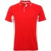 Montmelo kortärmad unisex sportpolo Röd