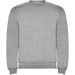 Clasica unisex tröja med rund hals Marl Grey