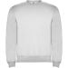 Clasica unisex tröja med rund hals Ash white melange