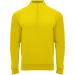 Epiro långärmad unisex sweatshirt med kvartslång dragkedja Gul