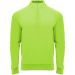 Epiro långärmad unisex sweatshirt med kvartslång dragkedja Fluor Green