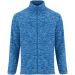 Artic fleecejacka för herr med hellång dragkedja Heather royal blue