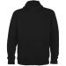 Montblanc unisex hoodie med hellång dragkedja Svart