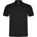 Austral kortärmad unisex pikétröja Svart