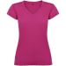 Victoria kortärmad v-ringad T-shirt för dam Rossette