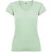 Victoria kortärmad v-ringad T-shirt för dam Mist Green