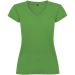 Victoria kortärmad v-ringad T-shirt för dam Tropical Green