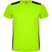 Detroit kortärmad unisex sport-T-shirt Limegrön