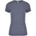 Fox kortärmad T-shirt för dam Heather Denim Blue