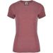 Fox kortärmad T-shirt för dam Heather Garnet