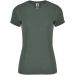 Fox kortärmad T-shirt för dam Heather Bottle Green