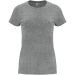Capri kortärmad T-shirt för dam Marl Grey