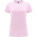 Capri kortärmad T-shirt för dam Ljusrosa