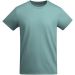 Breda kortärmad T-shirt ekologisk bomull herr Dusty Blue