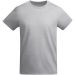 Breda kortärmad T-shirt ekologisk bomull herr Marl Grey