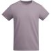 Breda kortärmad T-shirt ekologisk bomull herr Lavendel