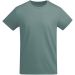 Breda kortärmad T-shirt ekologisk bomull herr Calm Blue