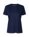 Dame Recycled Performance T-shirt Marinblå
