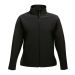 Ablaze Tryckbar Softshelljacka för dam Black