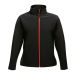 Ablaze Tryckbar Softshelljacka för dam Black