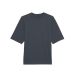 Blaster- Unisex Oversize T-shirt med hög hals India Ink Grey