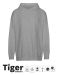 Tiger Cotton Oversized Hoodie Sport Grey