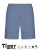 Tiger Cotton Sweatshorts Dusty Indigo