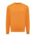 IQONIQ Etosha lättvikt sweatshirt i återvunnen bomull orange