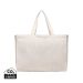 VINGA Hilo AWARE™ återvunnen canvas maxi totebag off white