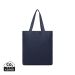 VINGA Hilo AWARE™ återvunnen canvas totebag marin