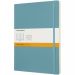 Moleskine Classic XL av anteckningsbok med mjukt omslag – linjerad Reef blå (revblå)