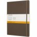 Moleskine Classic XL av anteckningsbok med mjukt omslag – linjerad Jordbrun