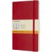 Moleskine Classic L anteckningsbok med mjukt omslag – linjerad Scarlet röd