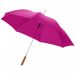 Lisa 23" automatiskt paraply med trähandtag Magenta