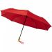 Bo 21" hopfällbart automatiskt paraply i återvunnen PET Röd
