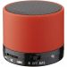Duck cylindrisk Bluetooth®-högtalare med gummi Röd