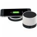 Cosmic Bluetooth® högtalare och trådlös laddningsplatta Vit