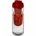 H2O Active® Base 650 ml sportflaska med uppfällbart lock och fruktkolv Transparent Transparent