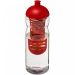 H2O Active® Base 650 ml sportflaska med kupollock och fruktkolv Transparent