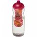 H2O Active® Base 650 ml sportflaska med kupollock och fruktkolv Transparent Transparent