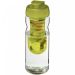H2O Active® Base Tritan™ 650 ml flaska med uppfällbart lock och fruktkolv Transparent Transparent